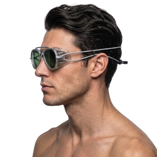Silver / Emerald | Water-Ready Luxury Sunglasses