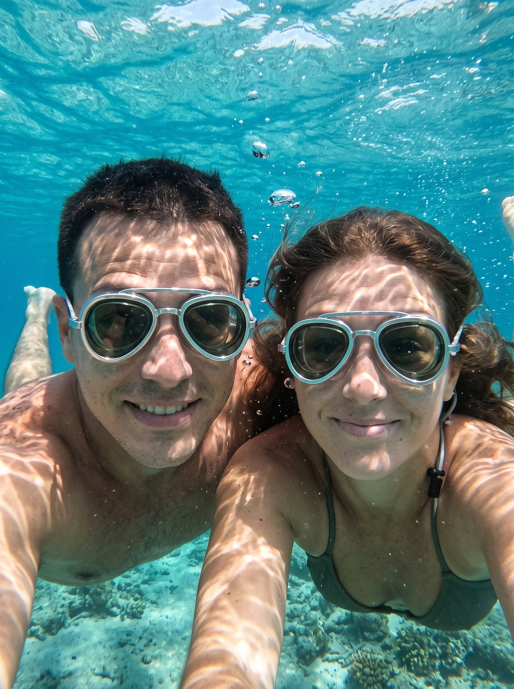 Silver / Emerald | Water-Ready Luxury Sunglasses