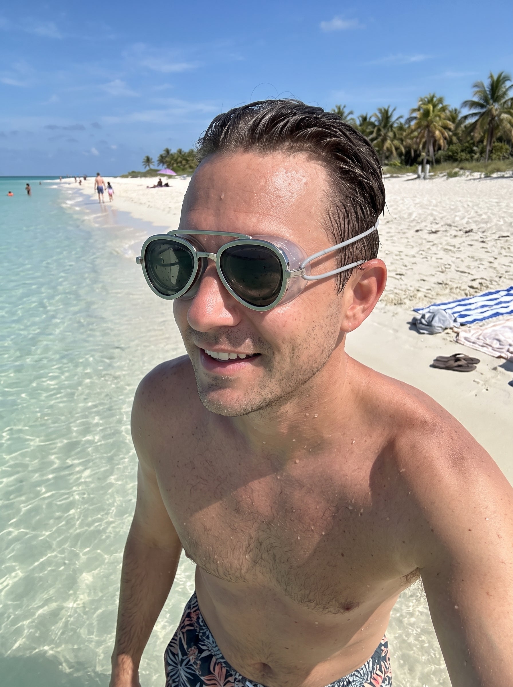 Silver / Emerald | Water-Ready Luxury Sunglasses
